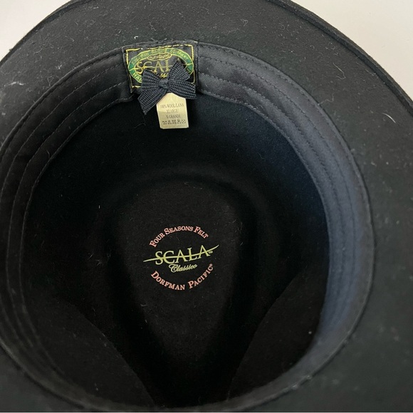 Dorfman Pacific Four Seasons Felt Authentic Scala 100% Wool Hat Size XL - Picture 6 of 10